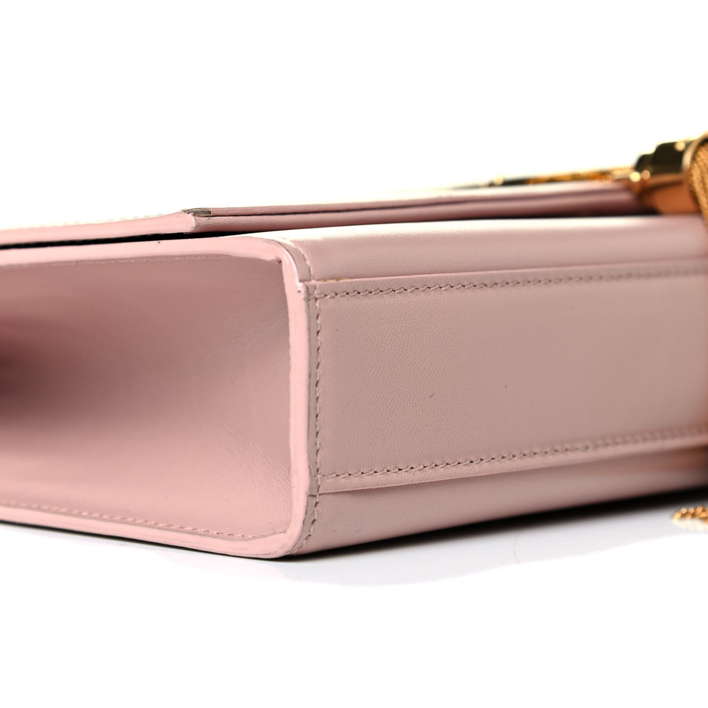 Smooth Calfskin Medium Classic Monogram Kate Tassel Satchel Pink