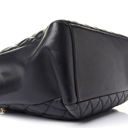 Chanel Caviar Quilted Grand Shopping Tote GST Black 9 of 10