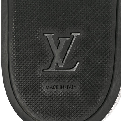 Louis Vuitton Rubber Monogram Eclipse Mens Waterfront Mules 10 Black 8 of 8