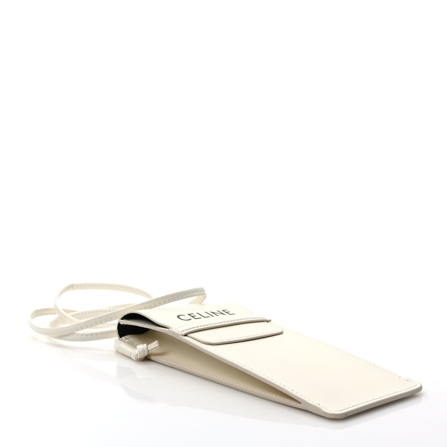Smooth Calfskin Sunglasses Pouch White