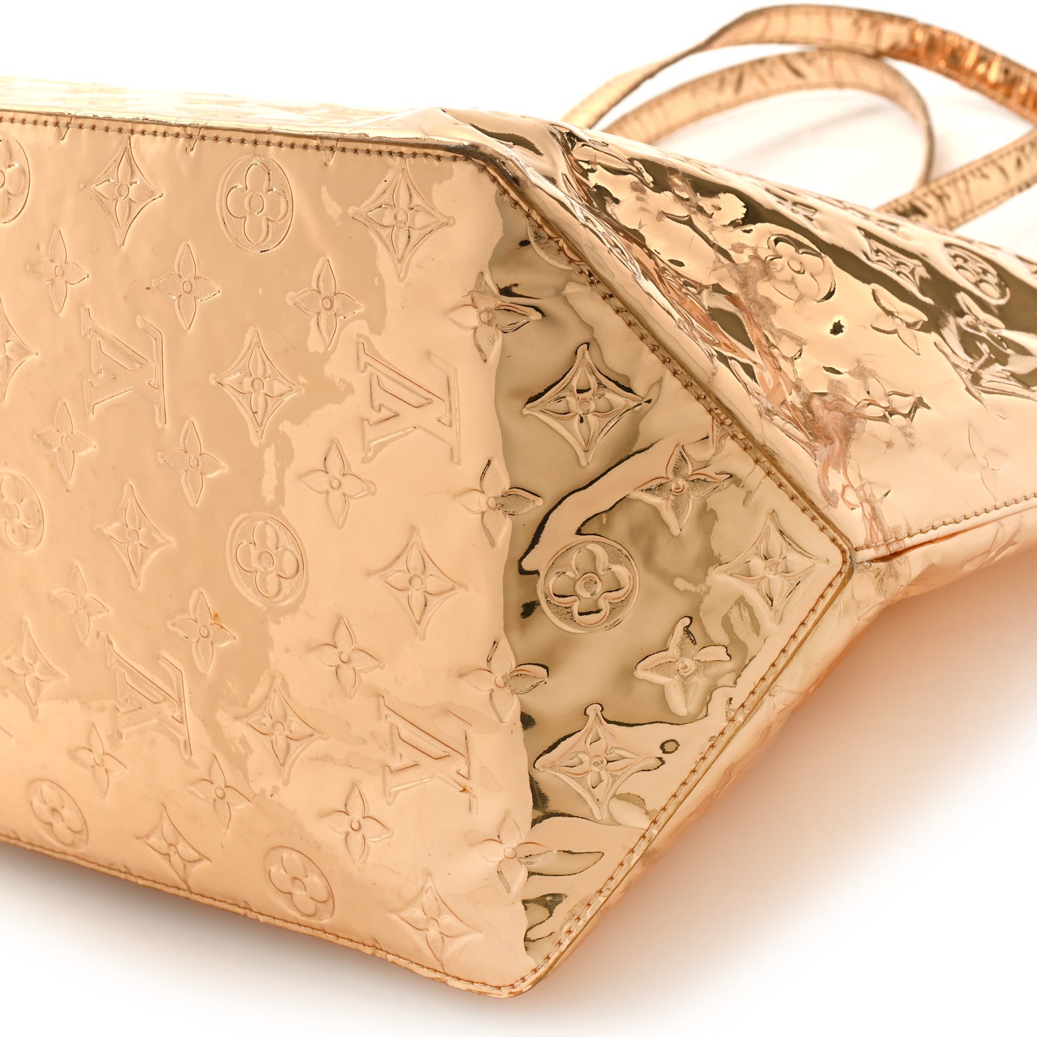 Louis Vuitton Monogram Miroir Bellevue PM Dore Gold 9 of 9