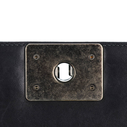 Chanel Lambskin Quilted Small Boy Flap Dark Grey 6 of 9
