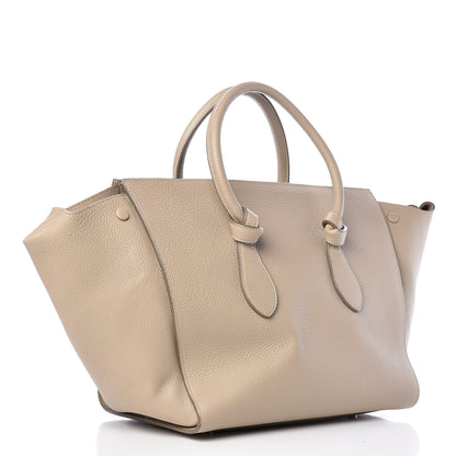 Celine Crisped Calfskin Medium Tie Knot Tote Light Taupe 4 of 14