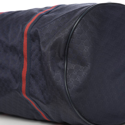 Gucci Nylon Microguccissima Gym Bag Navy 9 of 10