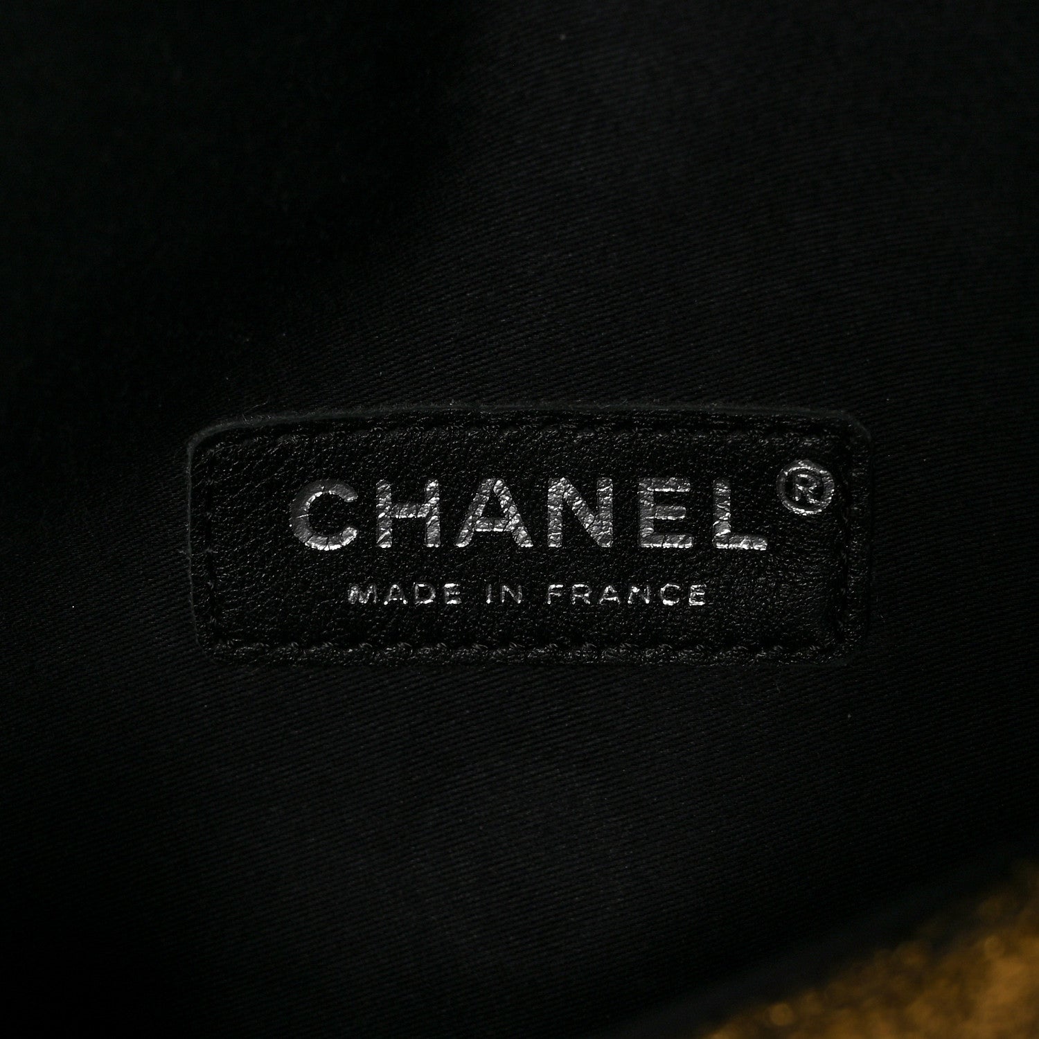Chanel Lambskin Mineral Nights Wristlet Gold Black 5 of 8