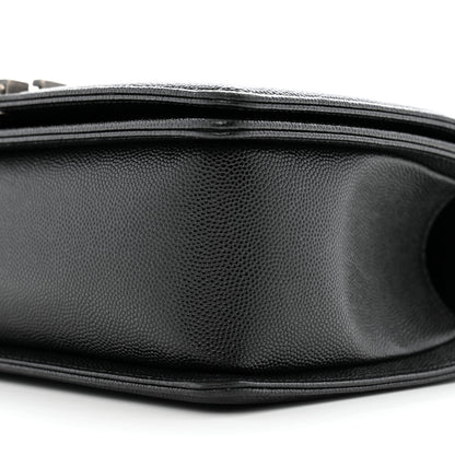 Chanel Caviar Quilted Medium Boy Flap Black 10 of 11