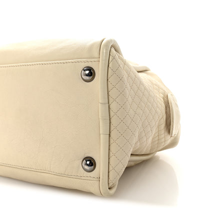 Chanel Calfskin Small CC Bowler White 10 of 10