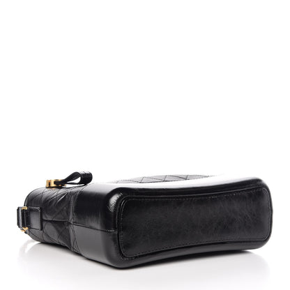 Chanel Aged Calfskin Quilted Medium Gabrielle Hobo Black 5 of 9