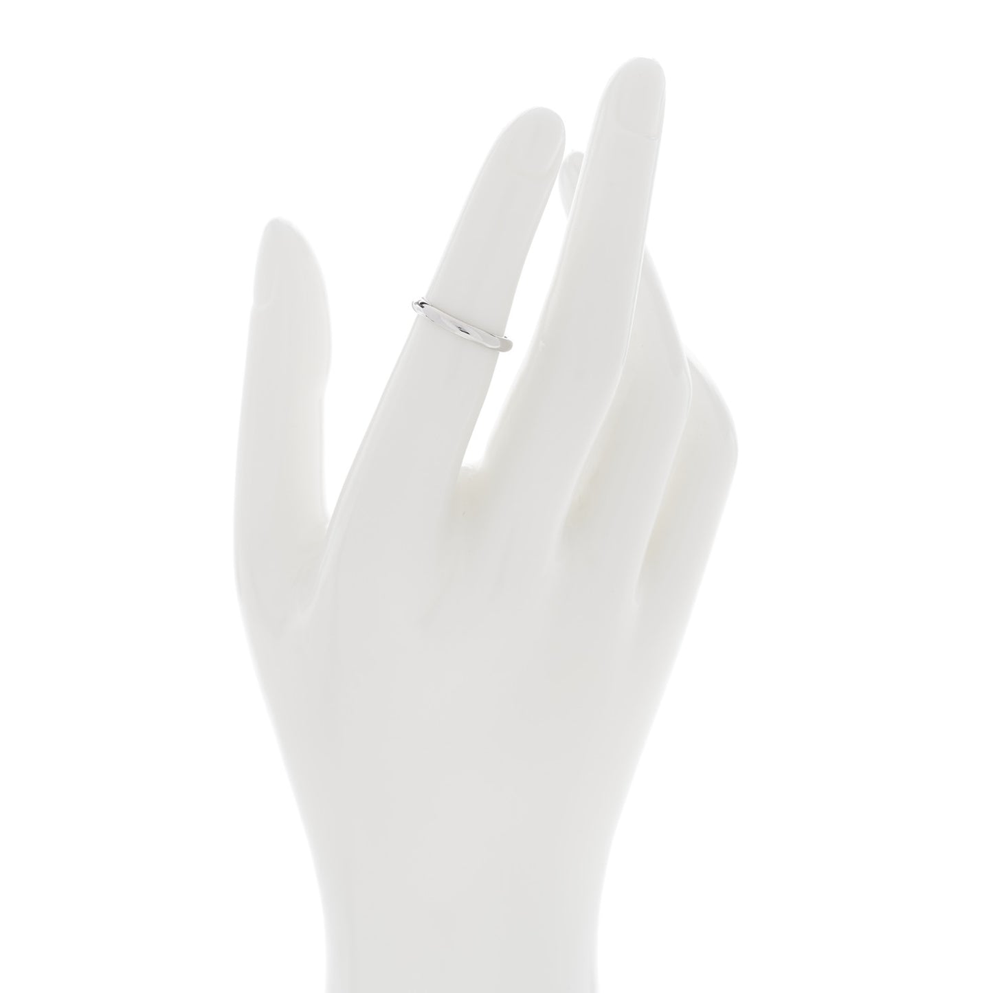 Platinum 2.5mm 1895 Wedding Band Ring 48 4.5