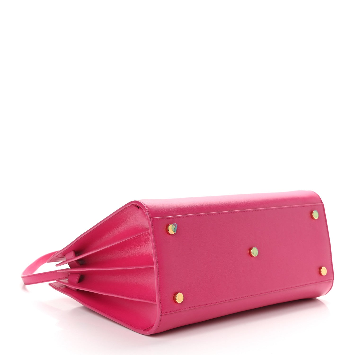 Saint Laurent Calfskin Small Sac De Jour Lipstick Fuchsia 4 of 12