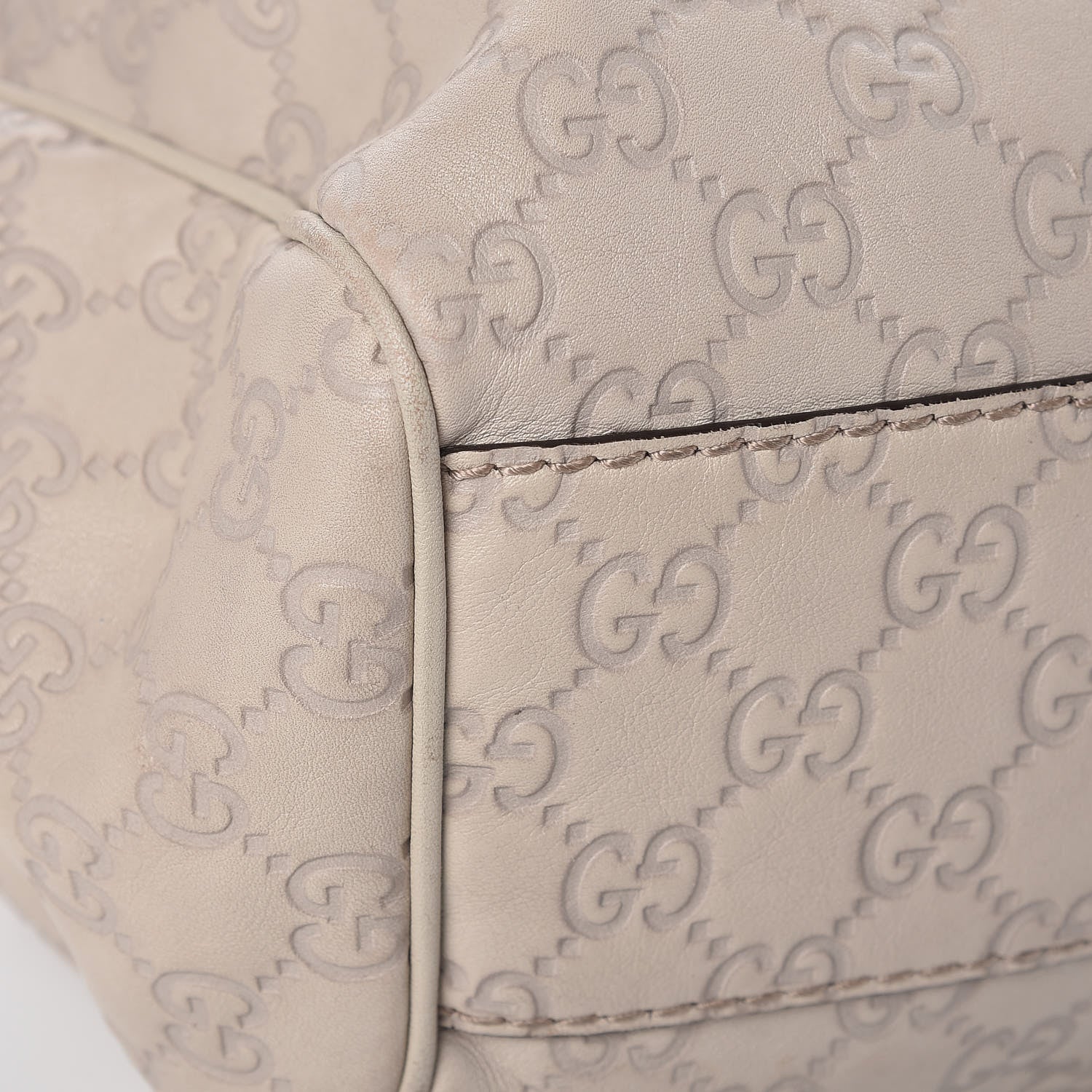 Gucci Guccissima Medium Sukey Tote Mystic White 12 of 16