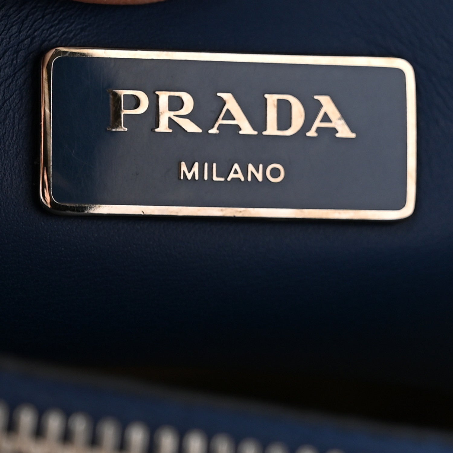 Prada City Calf Hand Stitched Small Galleria Double Zip Tote Bluette 6 of 12