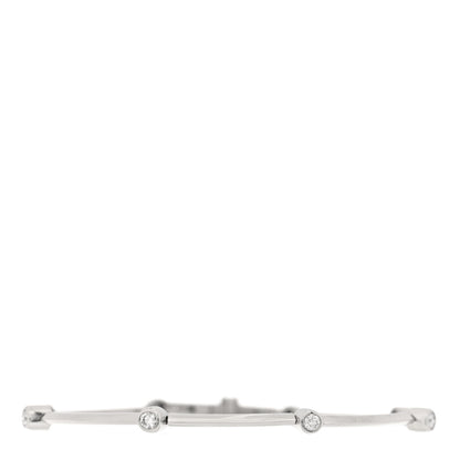 Tiffany Platinum Diamond 8 Station Link Bracelet 1 of 4