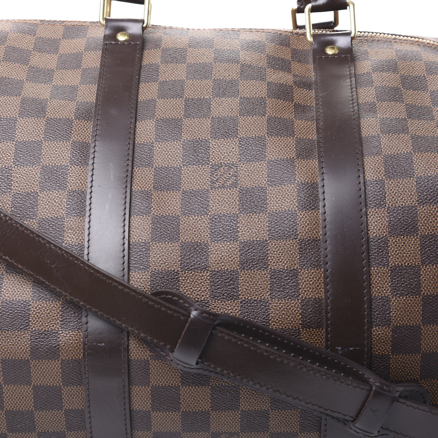 Louis Vuitton Damier Ebene Keepall Bandouliere 55 11 of 11