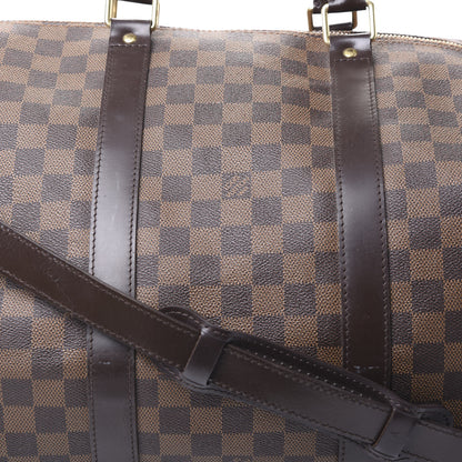 Louis Vuitton Damier Ebene Keepall Bandouliere 55 11 of 11