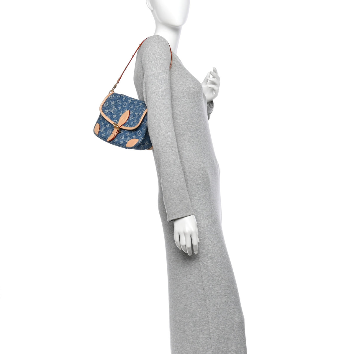 Louis Vuitton Monogram Denim Diane Blue 2 of 11