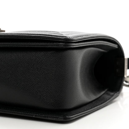 Chanel Caviar Quilted Medium Boy Flap Black 9 of 9