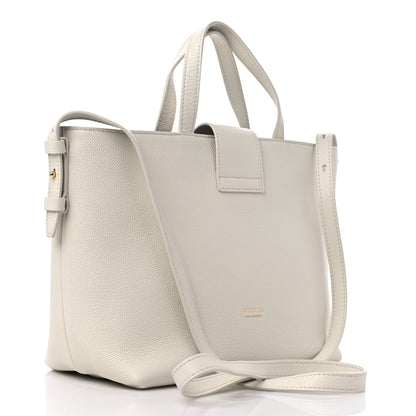 Tom Ford Grained Calfskin Mini TF East West Tote White 3 of 9