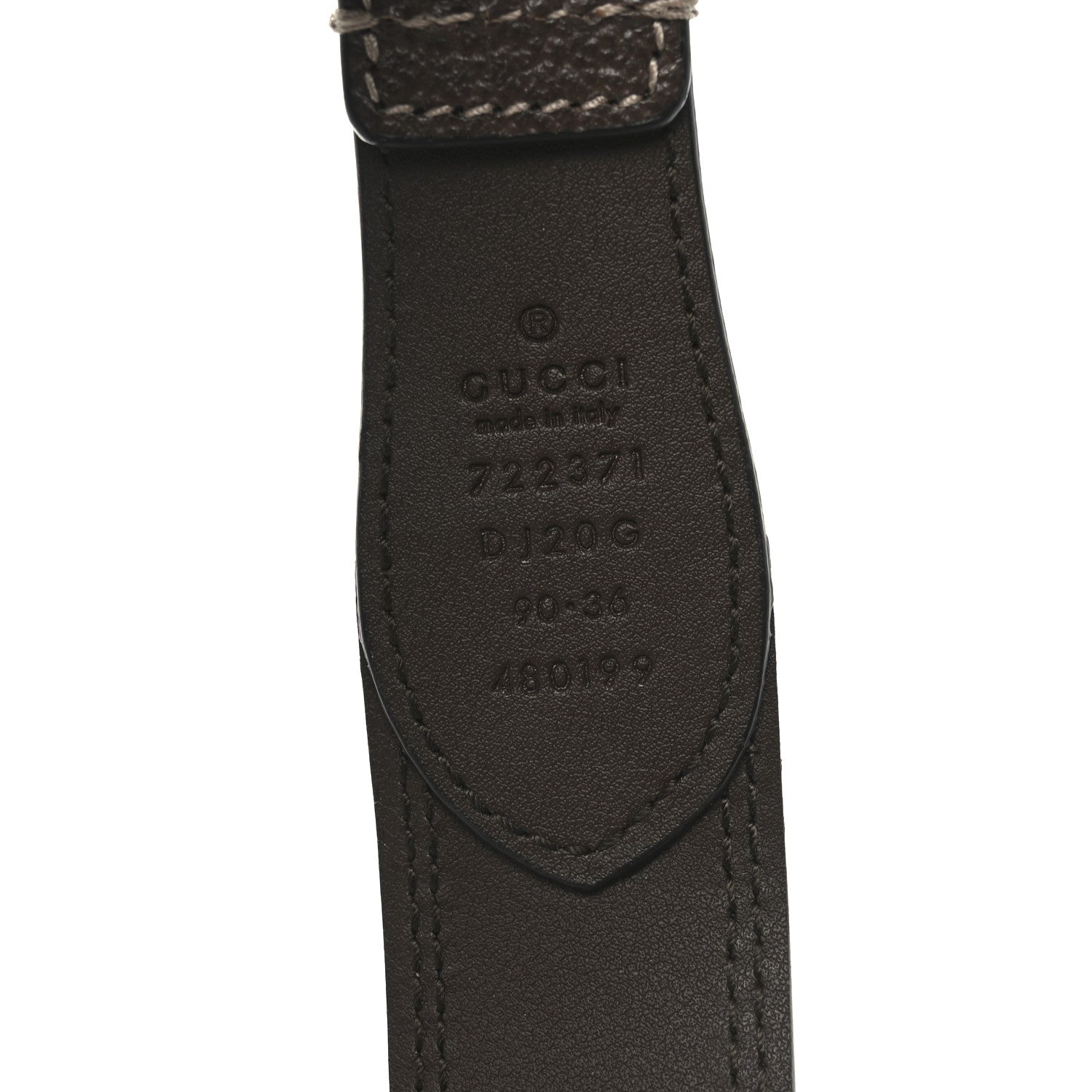 Gucci Dollar Pigprint 30mm Belt 90 36 New Acero 3 of 5