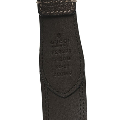 Gucci Dollar Pigprint 30mm Belt 90 36 New Acero 3 of 5