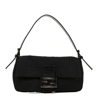 Fendi Zucchino Baguette Black 1 of 14