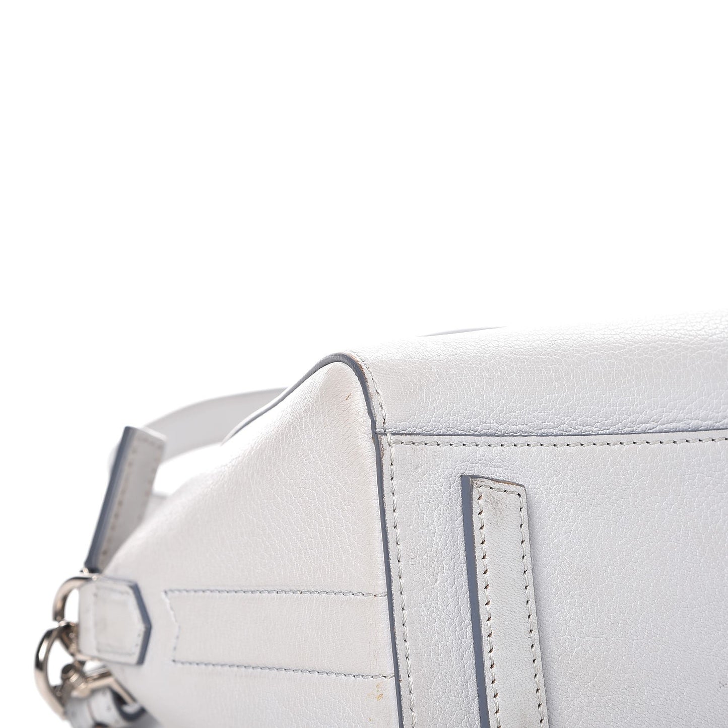 Sugar Goatskin Mini Antigona Light Blue