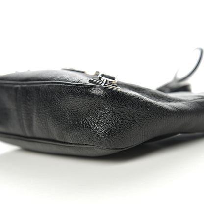 Balenciaga Chevre Silver Metallic Edge Hardware Hip Black 8 of 9