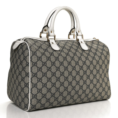 Gucci GG Plus Monogram Medium Boston Canada Flag Unicef Duffle White 3 of 12
