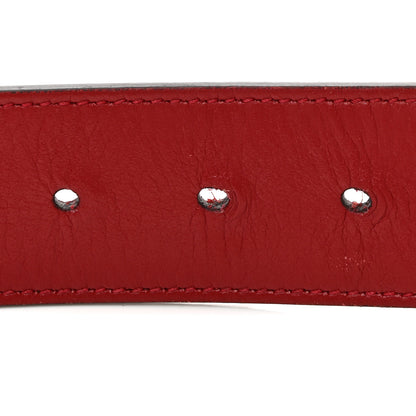 Gucci Plutone Calfskin Double G 40mm Belt 95 38 Rosso 4 of 10