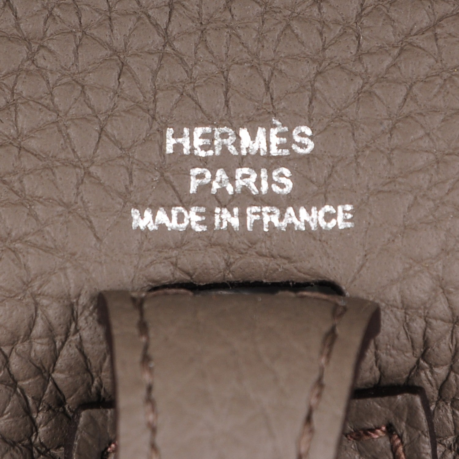 Hermes Taurillon Clemence Evelyne TPM Etain 6 of 7