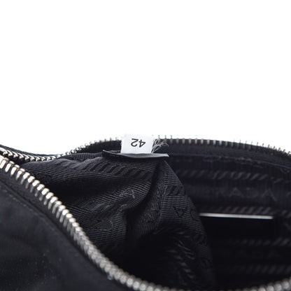 Prada Nylon Re-Edition 2005 Shoulder Bag Black 9 of 10