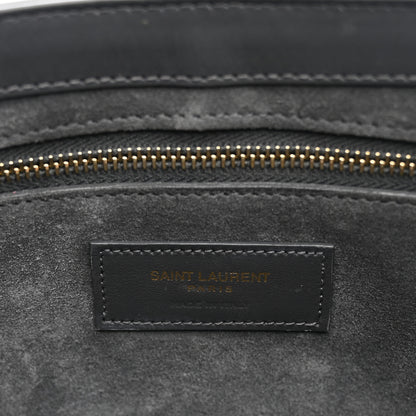 Saint Laurent Smooth Calfskin Le 5 A 7 Hobo Storm 5 of 9