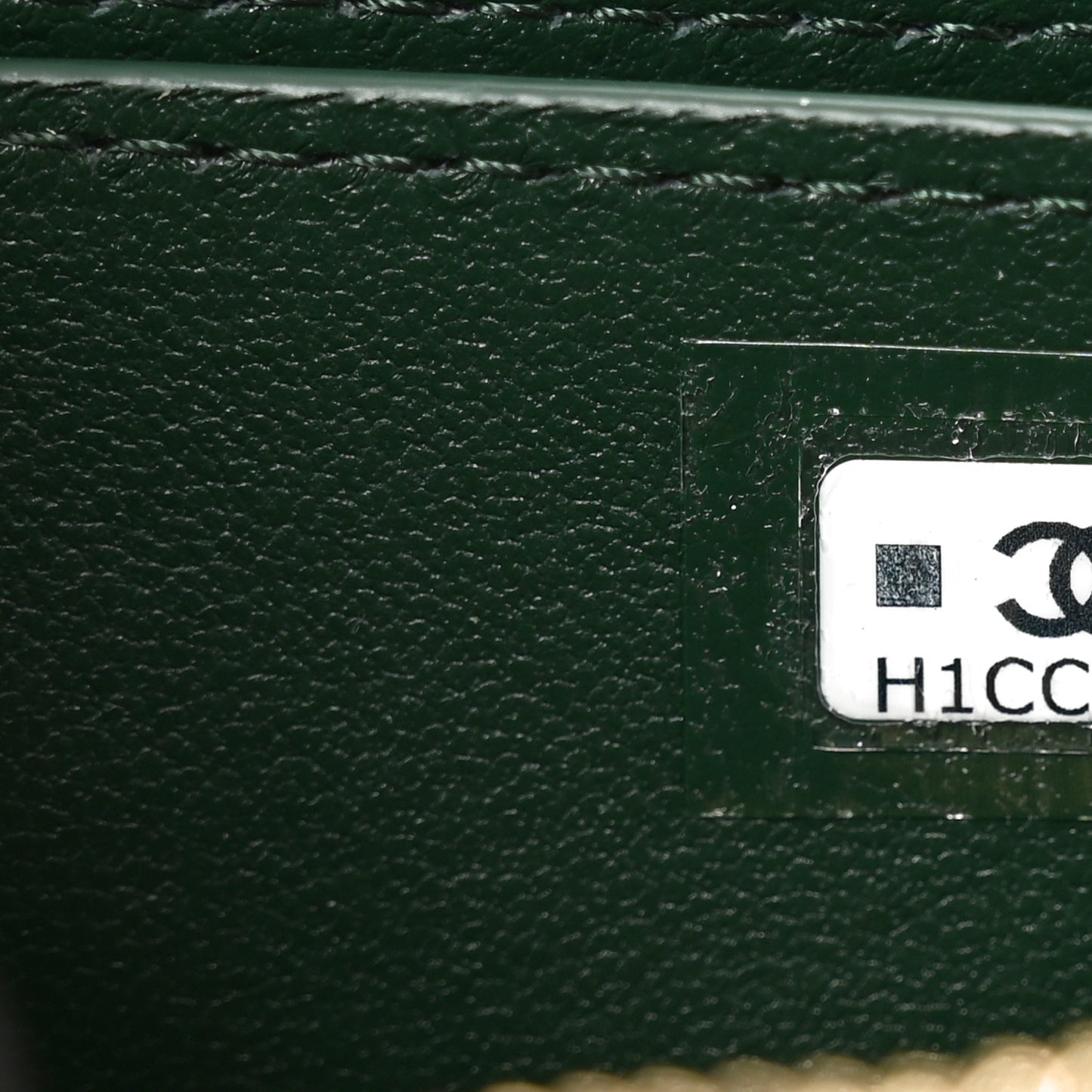 Calfskin Crocodile Embossed Crococo Zip Coin Purse Emerald