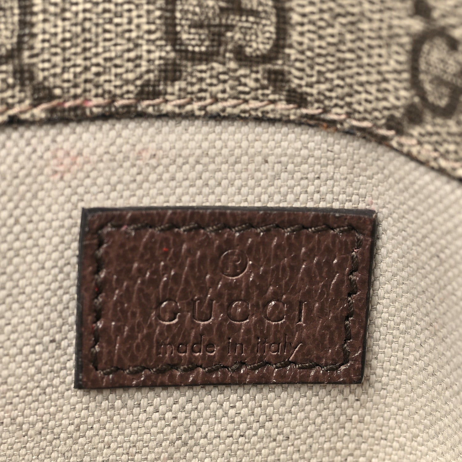 Gucci GG Supreme Monogram Neo Vintage Web Belt Bag Brown 5 of 8