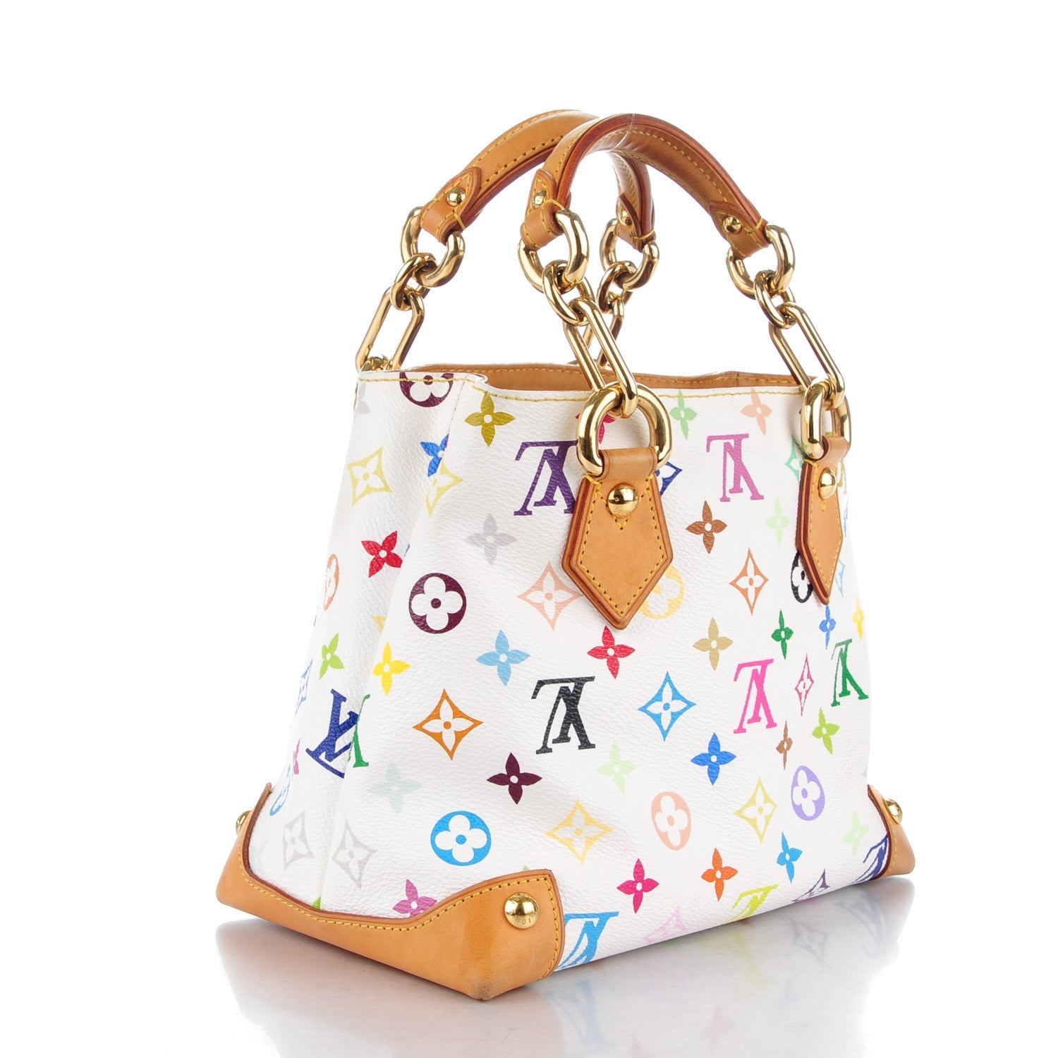 Louis Vuitton Monogram Multicolor Audra White 3 of 9