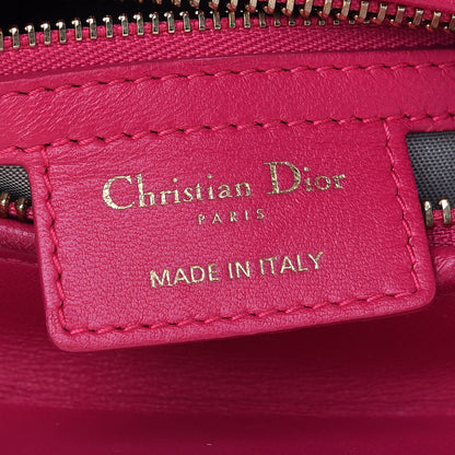Christian Dior Lambskin Cannage Medium Lady Dior Pink 7 of 8