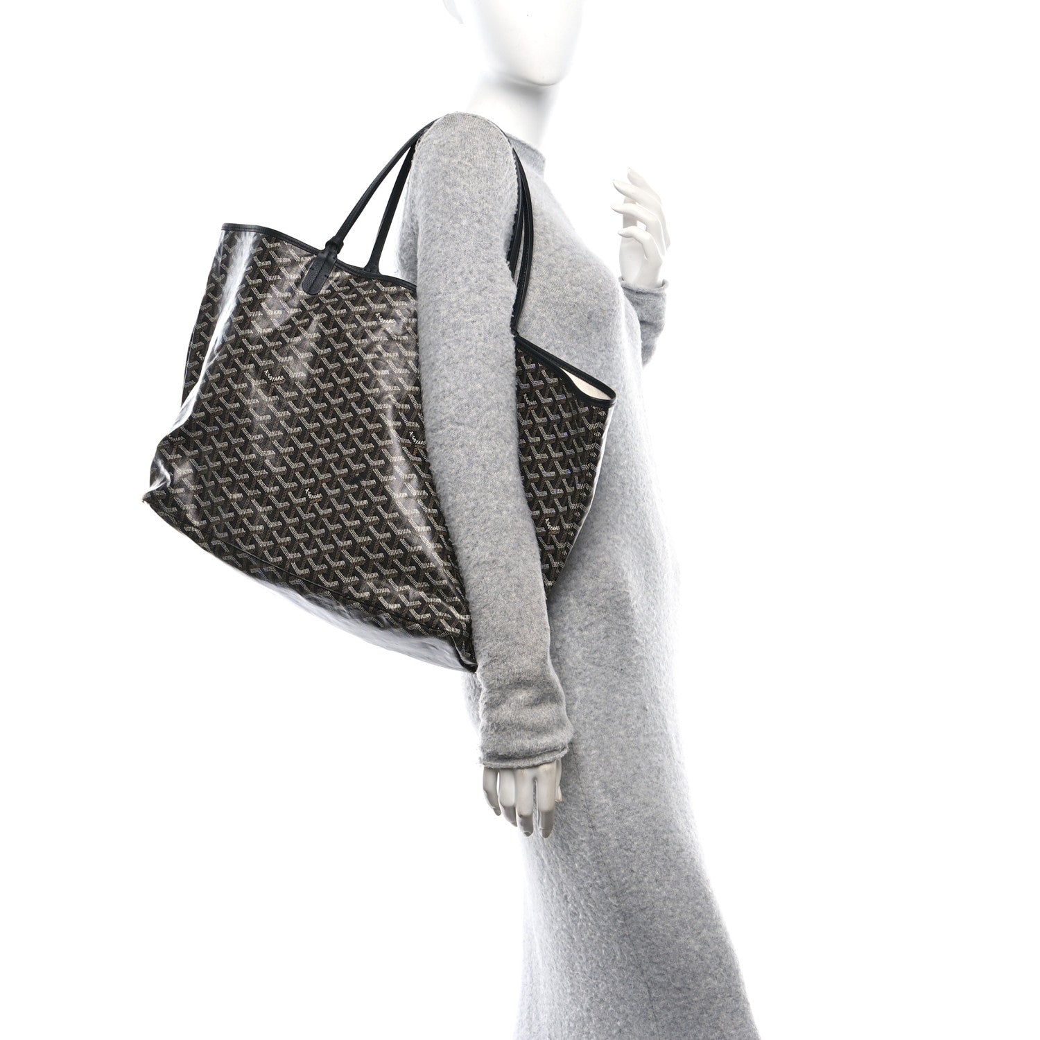 Goyard Goyardine Saint Louis GM Black 2 of 12