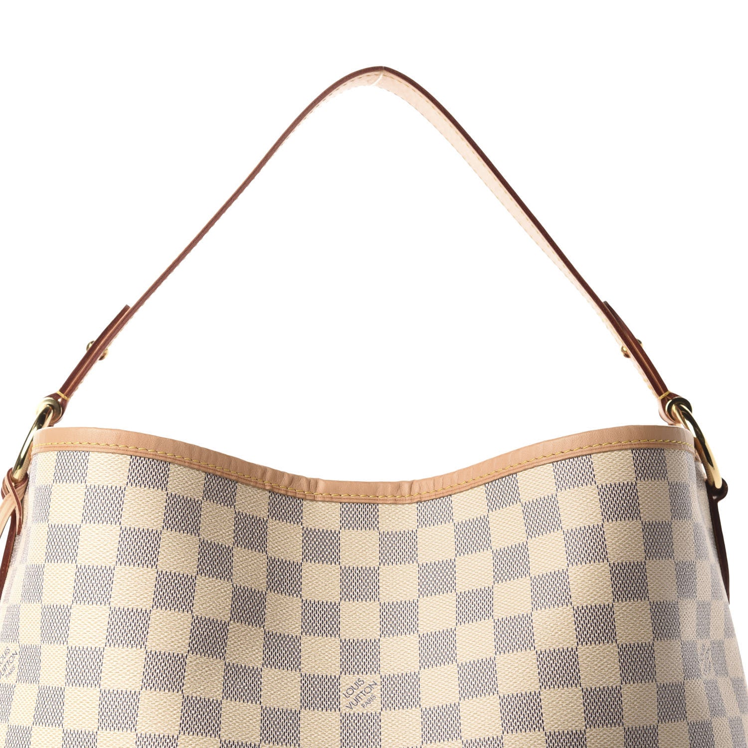 Louis Vuitton Damier Azur Delightful MM Rose Ballerine 11 of 11