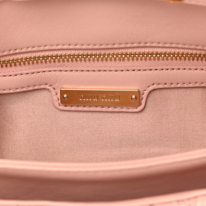 Miu Miu Nappa Matelasse Wallet On Chain Orchidea 6 of 13