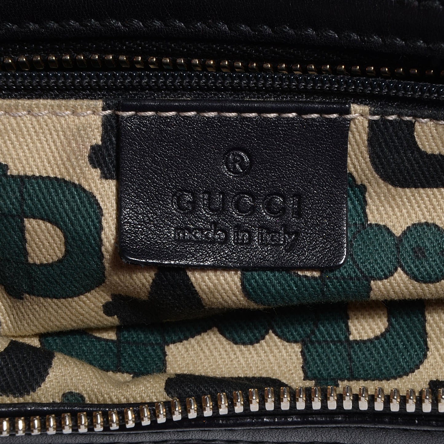 Guccissima Princy Hobo Black