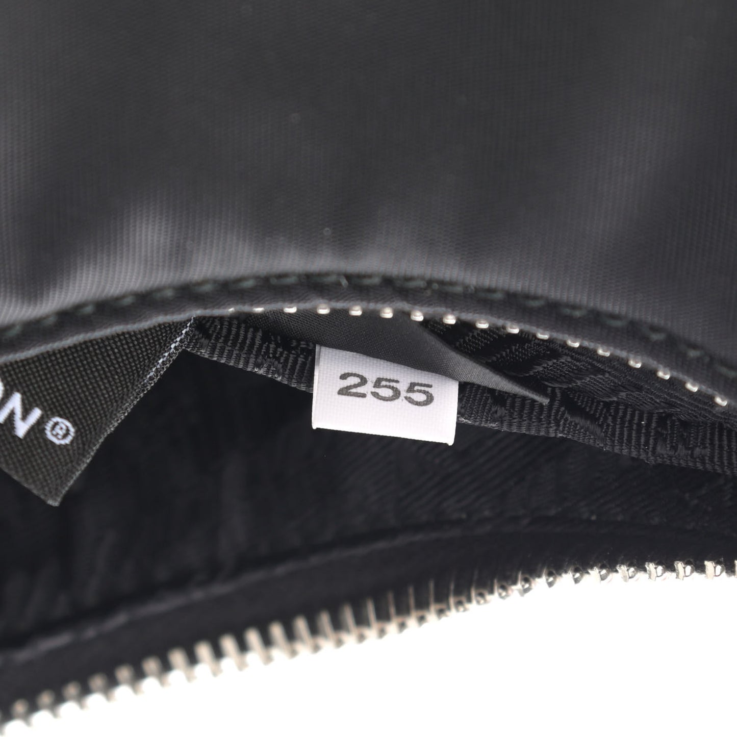 Tessuto Nylon Saffiano Mini Re-Edition 2005 Bag Black
