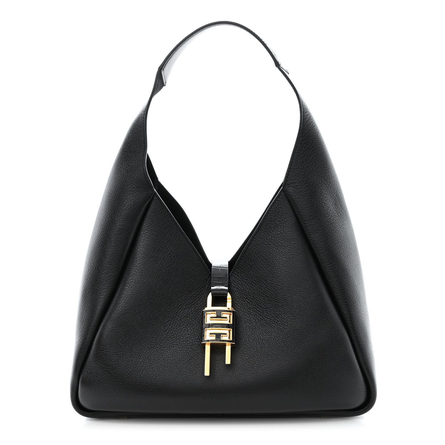 Calfskin Medium G-Lock Hobo Black