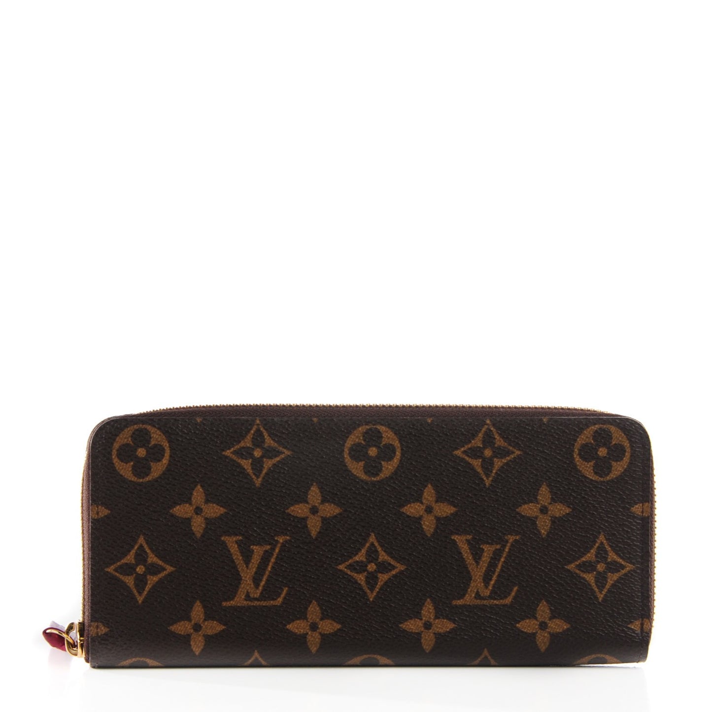 Monogram Clemence Wallet Fuchsia
