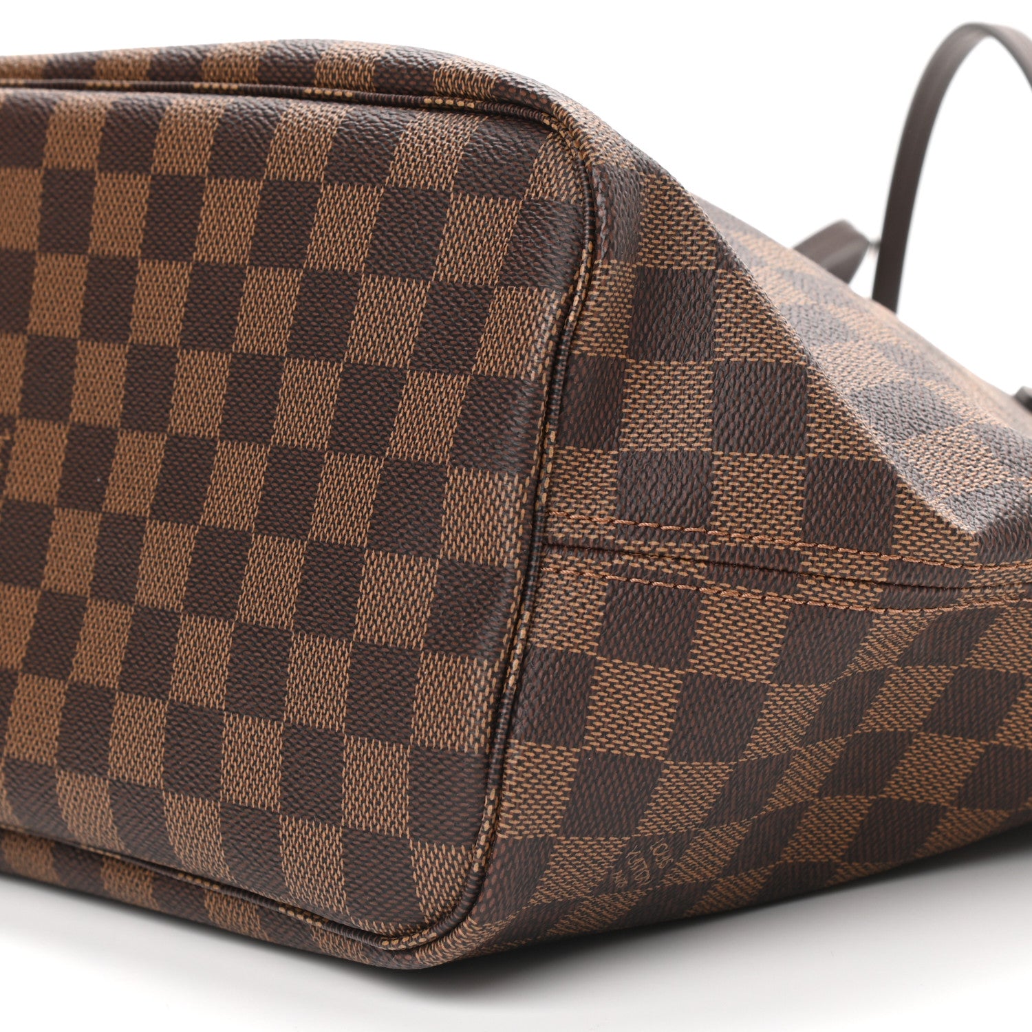 Louis Vuitton Damier Ebene Neo Neverfull MM Rose Ballerine 9 of 10