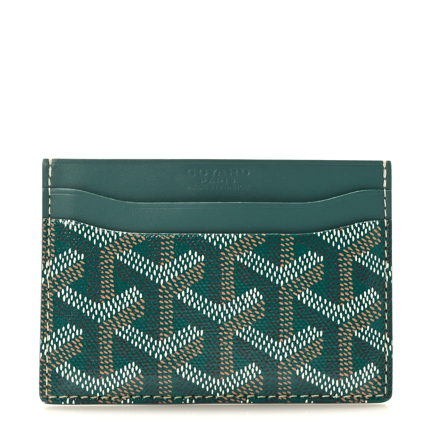 Goyard Goyardine Saint Sulpice Card Holder Green 1 of 9