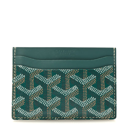 Goyard Goyardine Saint Sulpice Card Holder Green 1 of 9