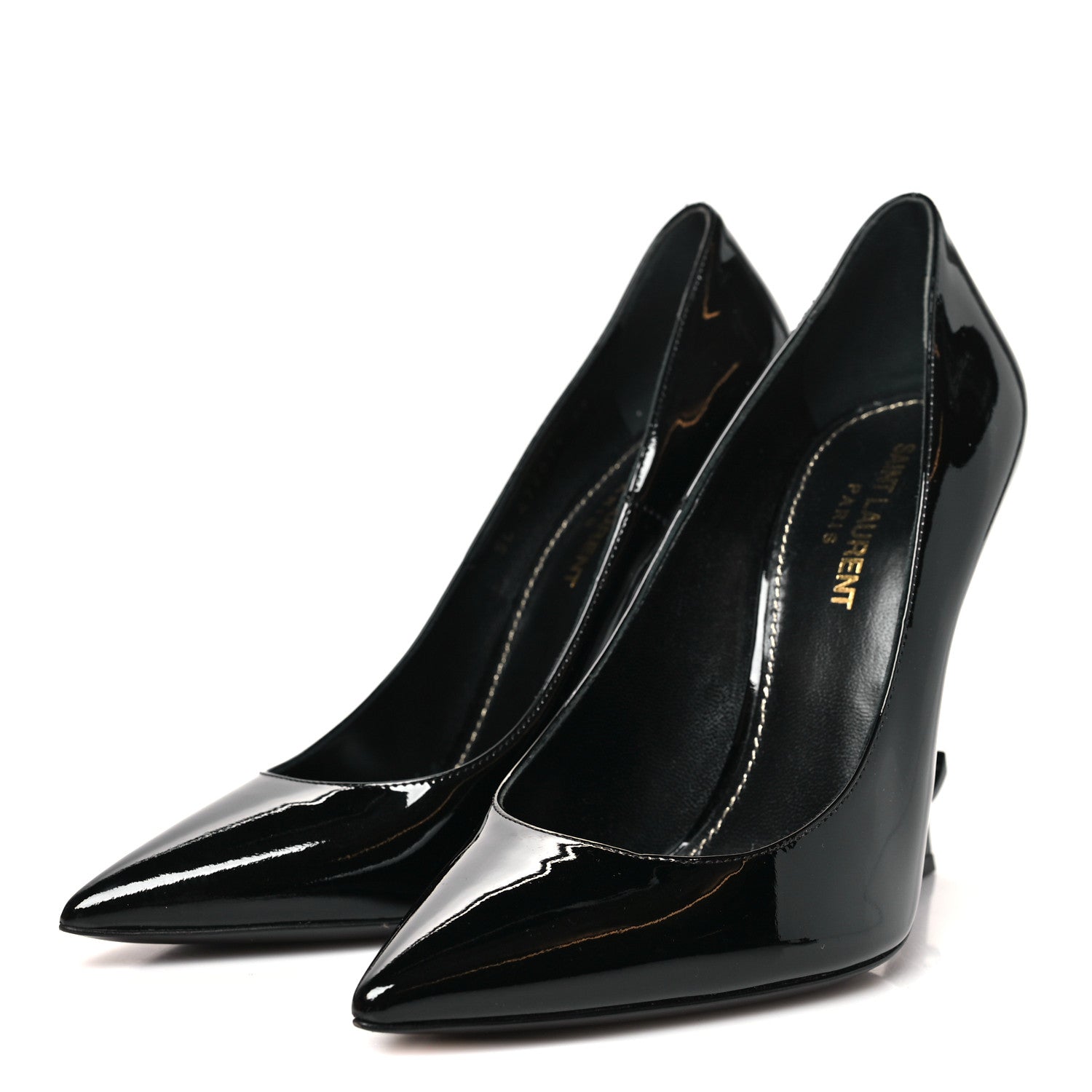 Saint Laurent Patent Opyum 110 Pumps 37 Black 4 of 11