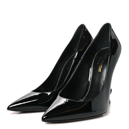 Saint Laurent Patent Opyum 110 Pumps 37 Black 4 of 11