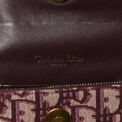 Christian Dior Oblique Saddle Belt Bag Bordeaux 6 of 13