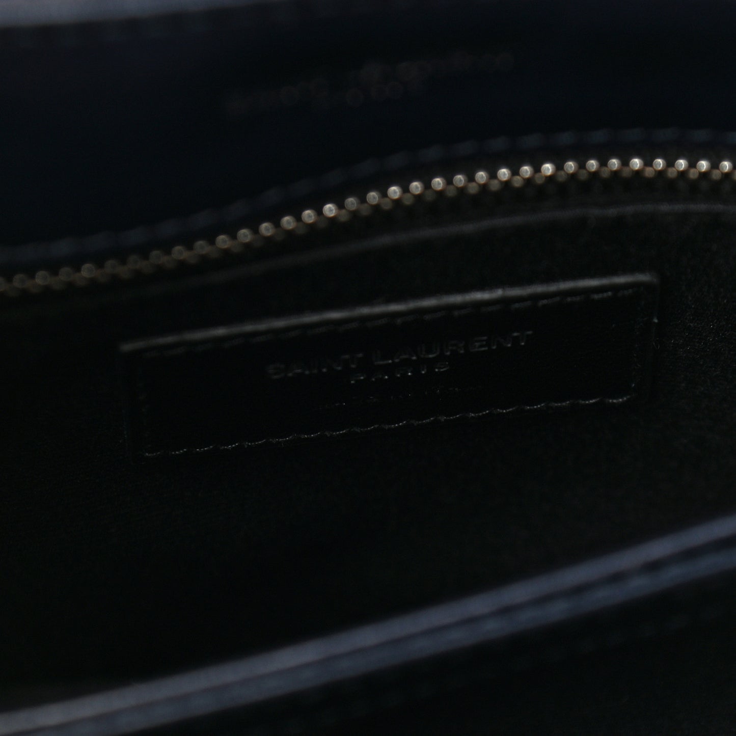Calfskin Y Quilted Monogram Toy Loulou Crossbody Bag Black